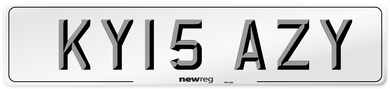 KY15 AZY Number Plate from New Reg